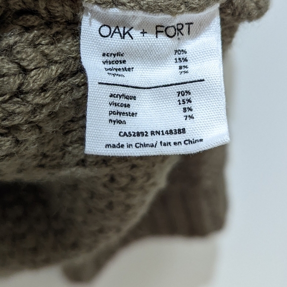 Oak + Fort Wmn's Sweater - Sz S - Picture 6 of 6